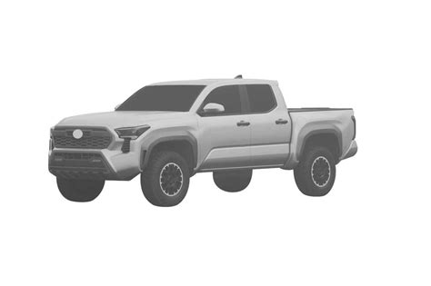 2024 Toyota Tacoma Patent Images Leak Onto the。